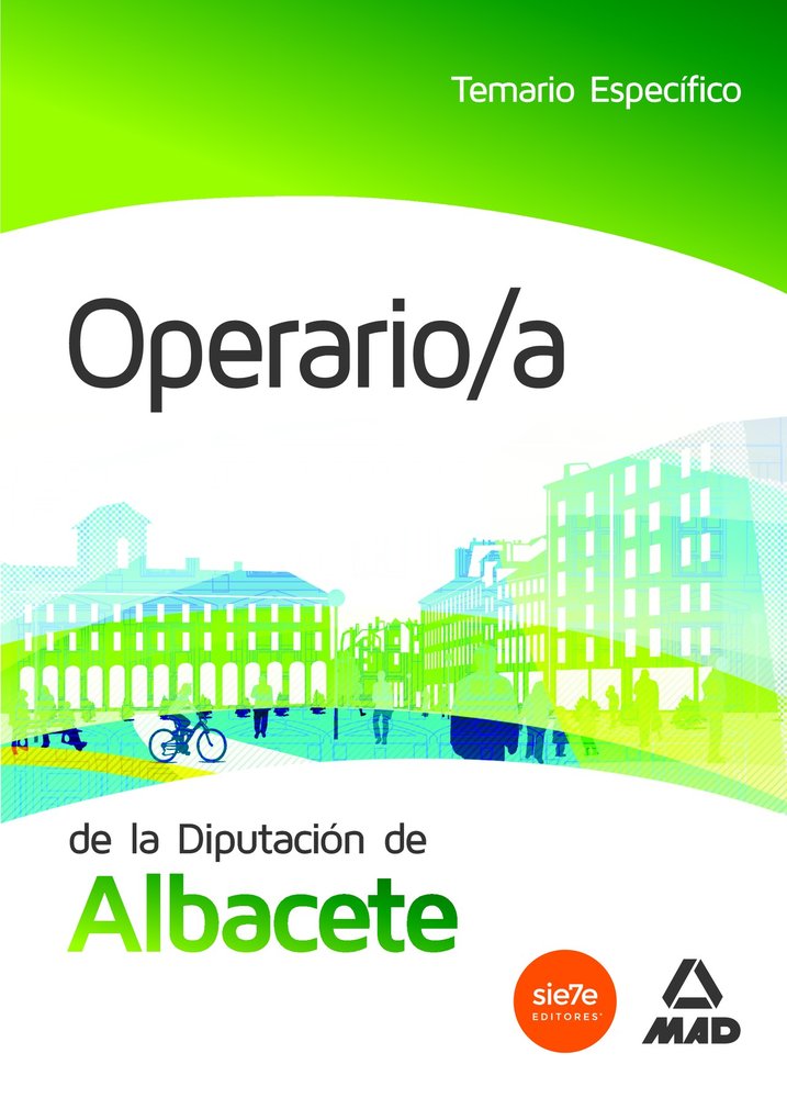 Operario/a de la Diputación de Albacete. Temario Específico, de MARTOS NAVARRO | portada del libro