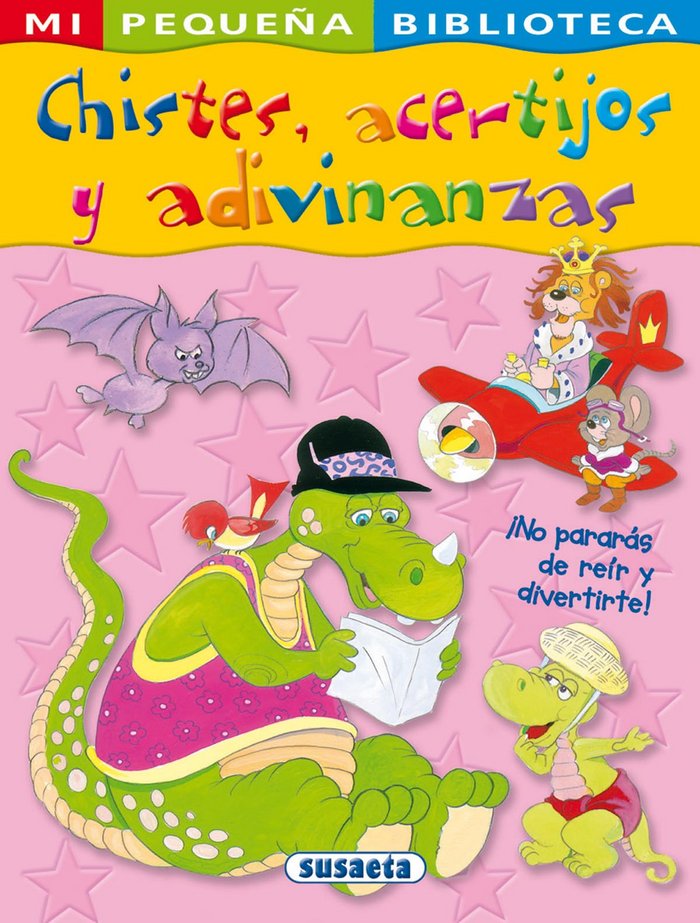 Chistes, acertijos y adivinanzas, de Susaeta | portada del libro