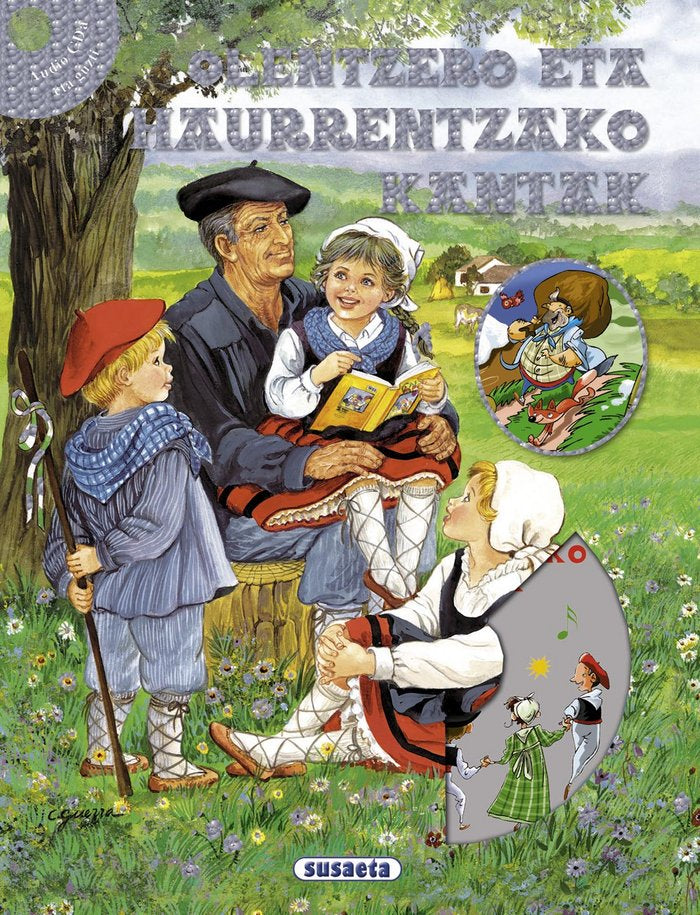 Olentzero eta haurrentzako kantak CD, de Susaeta | portada del libro