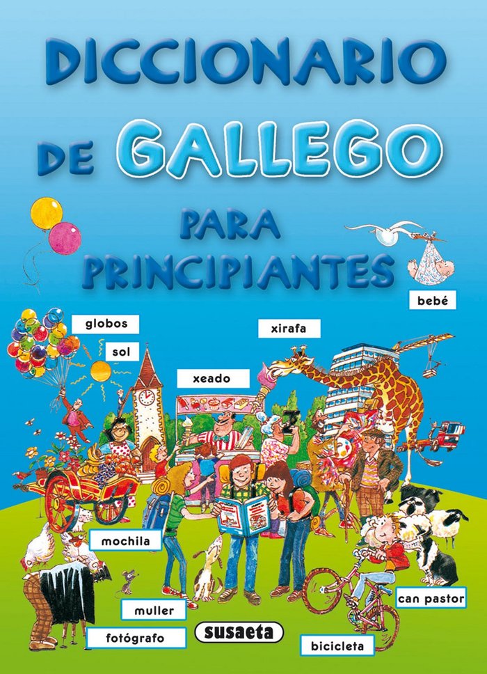 Diccionario de gallego para principiantes, de Susaeta | portada del libro