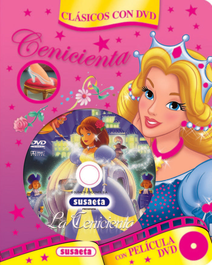 Cenicienta con DVD, de VV.AA | portada del libro