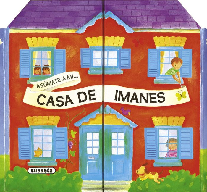 Asómate a mi casa de imanes, de Keith | portada del libro