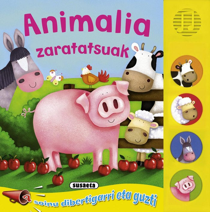 Animalia zaratatsuak, de Susaeta, Equipo | portada del libro