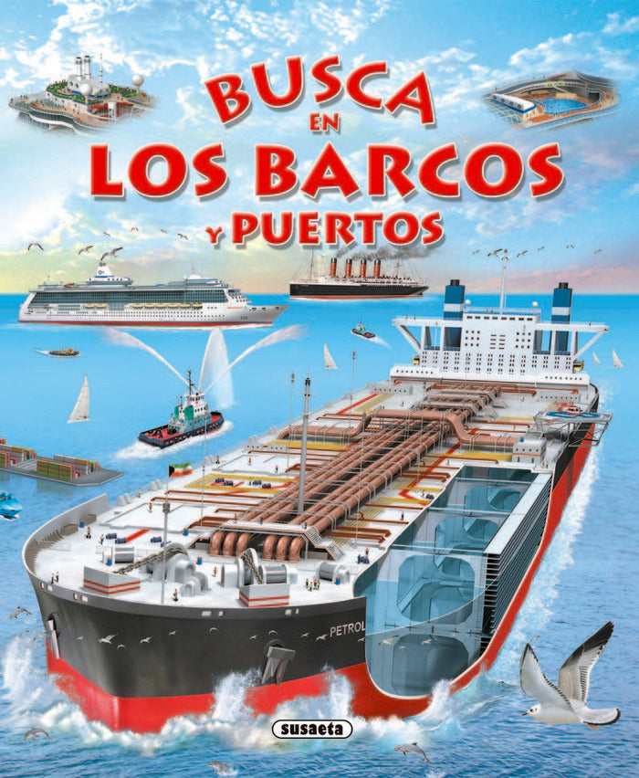 Busca en los barcos y puertos, de Susaeta, Equipo | portada del libro