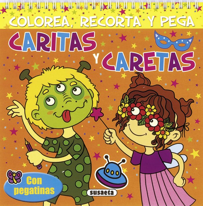 Caritas y caretas, de Susaeta, Equipo | portada del libro