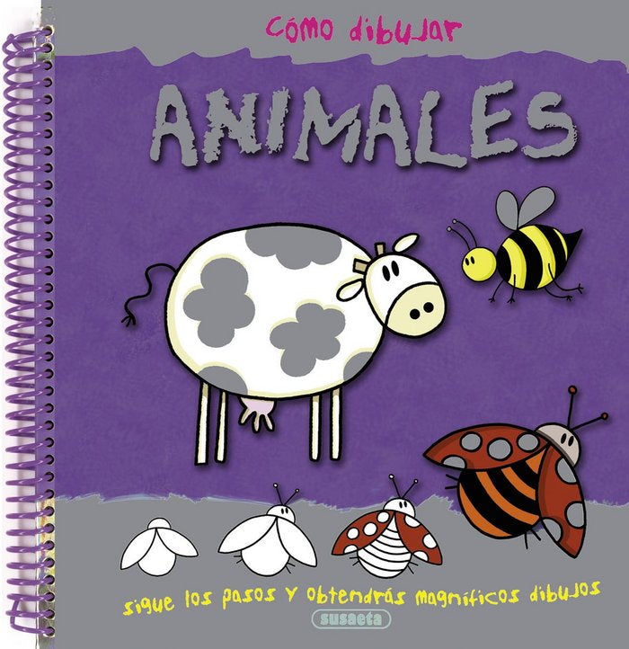 Cómo dibujar animales | portada del libro