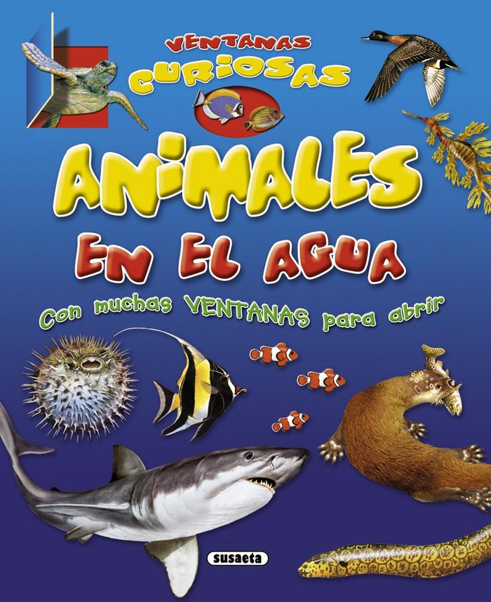 Animales en el agua, de Susaeta, Equipo | portada del libro