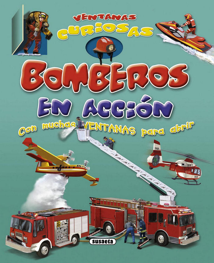 Bomberos en acción, de Susaeta, Equipo | portada del libro