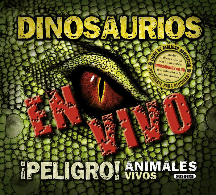 Dinosaurios en vivo, de Susaeta | portada del libro
