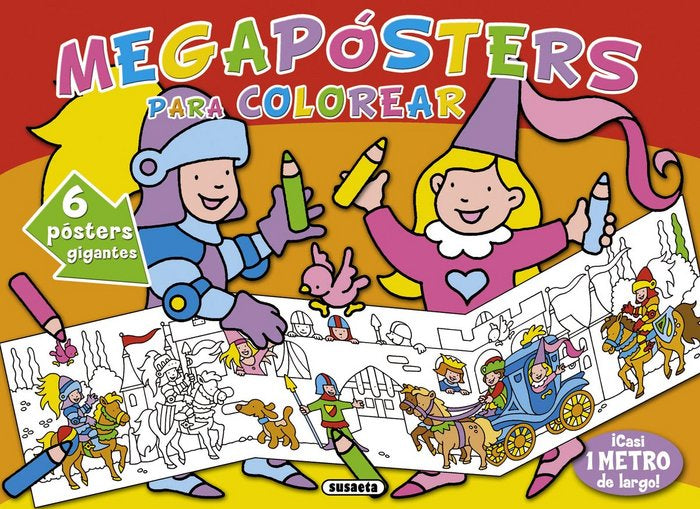 Megapósters para colorear | portada del libro