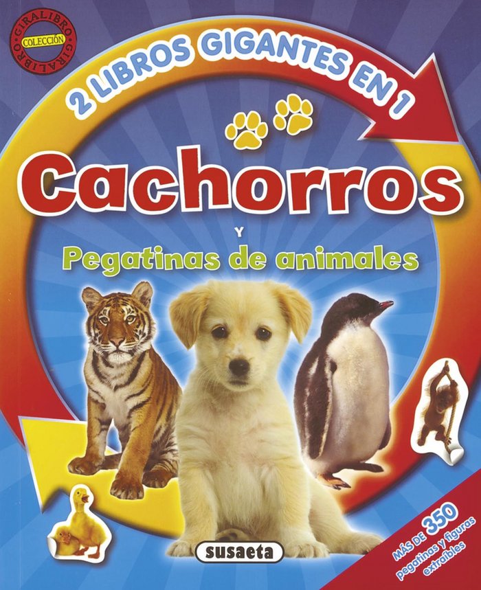 Cachorros - Pegatinas de animales, de Susaeta, Equipo | portada del libro