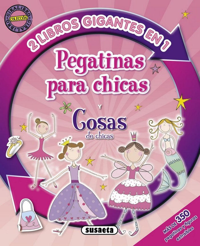 Pegatinas para chicas - Cosas de chicas, de Susaeta | portada del libro