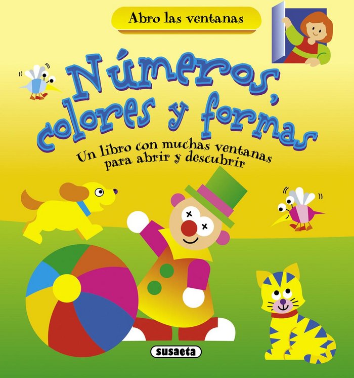 Números, colores y formas, de Susaeta | portada del libro
