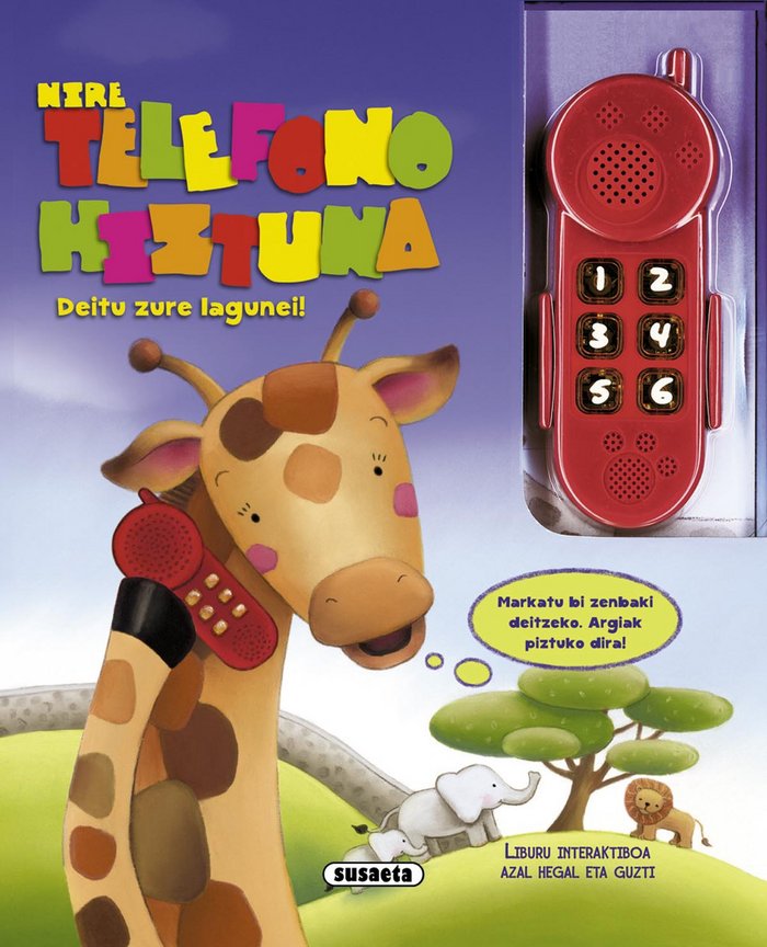Nire telefono hiztuna, de Susaeta | portada del libro