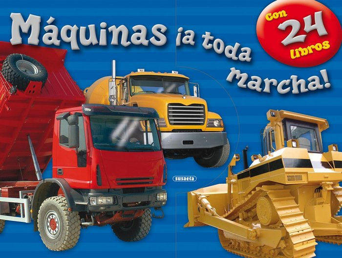 Máquinas ¡a toda marcha!, de Susaeta | portada del libro