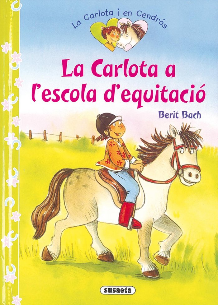 La Carlota a l'escola d'equitació, de Bach, Berit | portada del libro