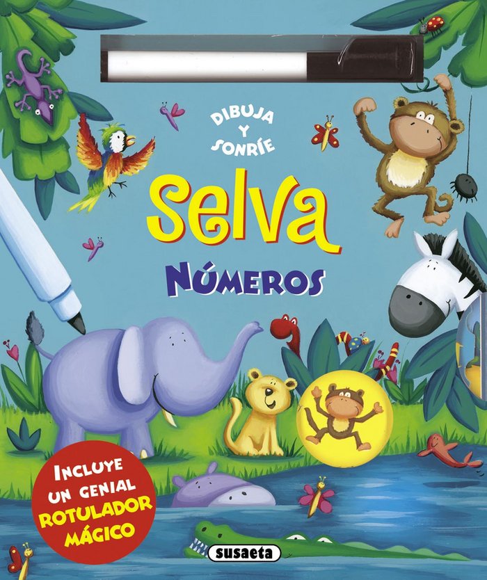 Selva - Números, de Susaeta | portada del libro