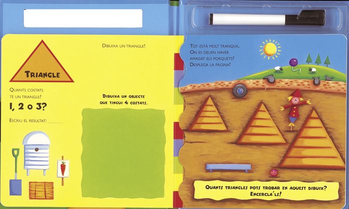 Animals de la masia - les formes, de Susaeta | portada del libro