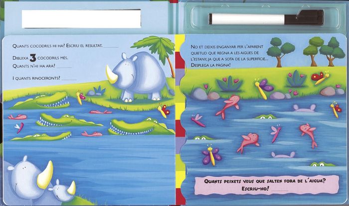 Animals de la selva - els números, de Susaeta | portada del libro