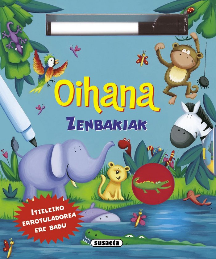 Oihana - zenbakiak, de Susaeta | portada del libro