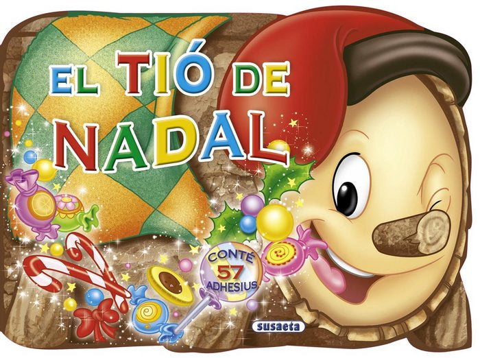 El Tió de Nadal amb adhesius, de Susaeta | portada del libro