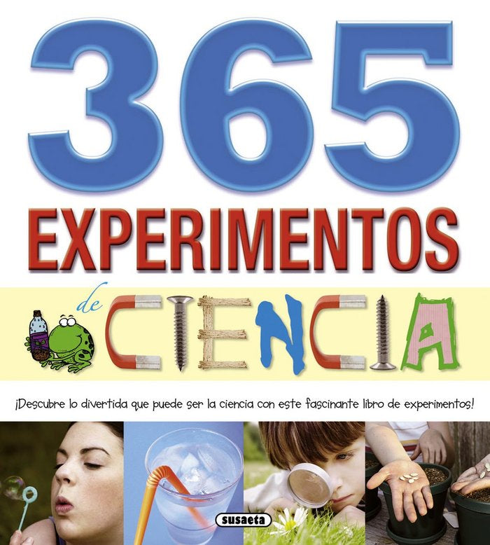 365 experimentos de ciencia, de Susaeta | portada del libro