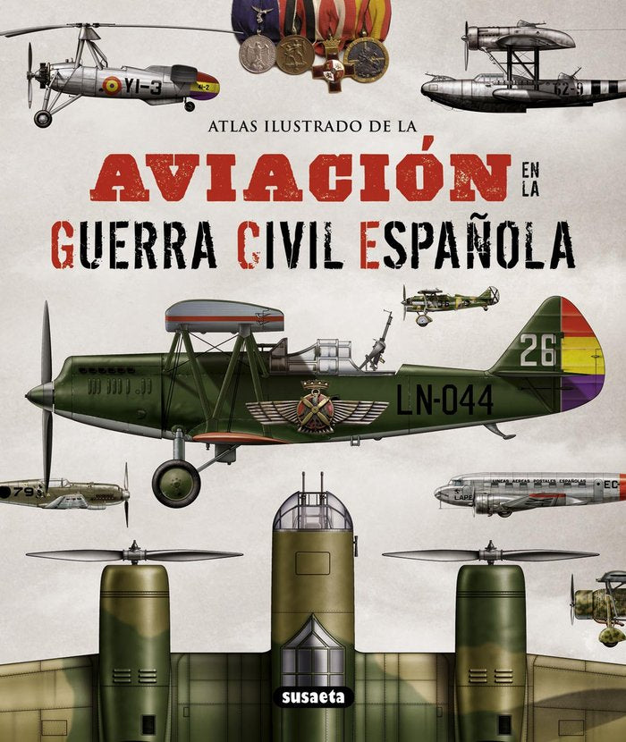 La aviación en la guerra civil española, de Permuy López, Rafael A. | portada del libro