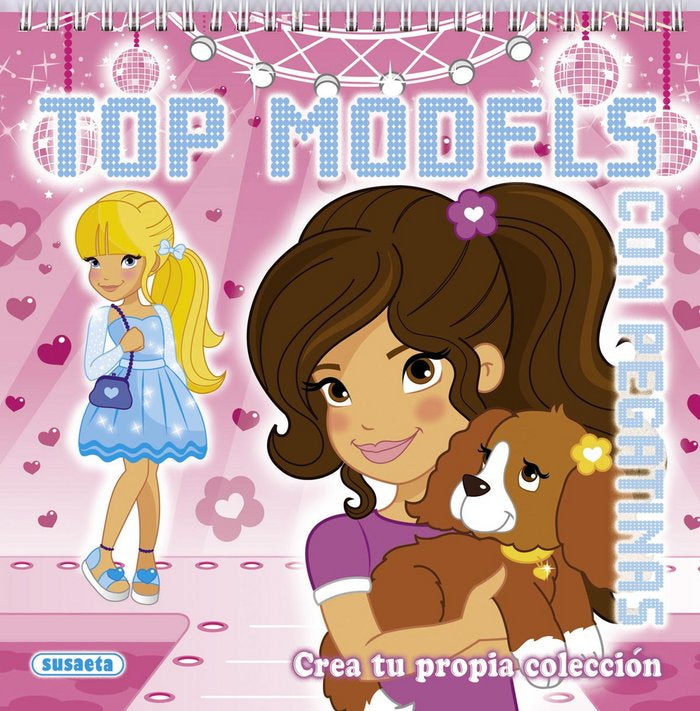 Top models con pegatinas 5, de Susaeta | portada del libro