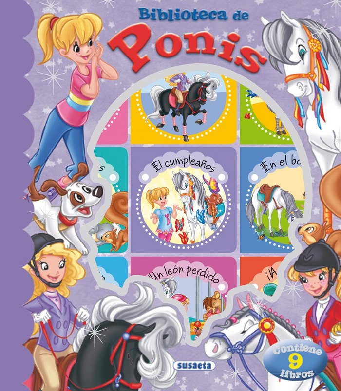 Biblioteca de ponis, de Susaeta | portada del libro