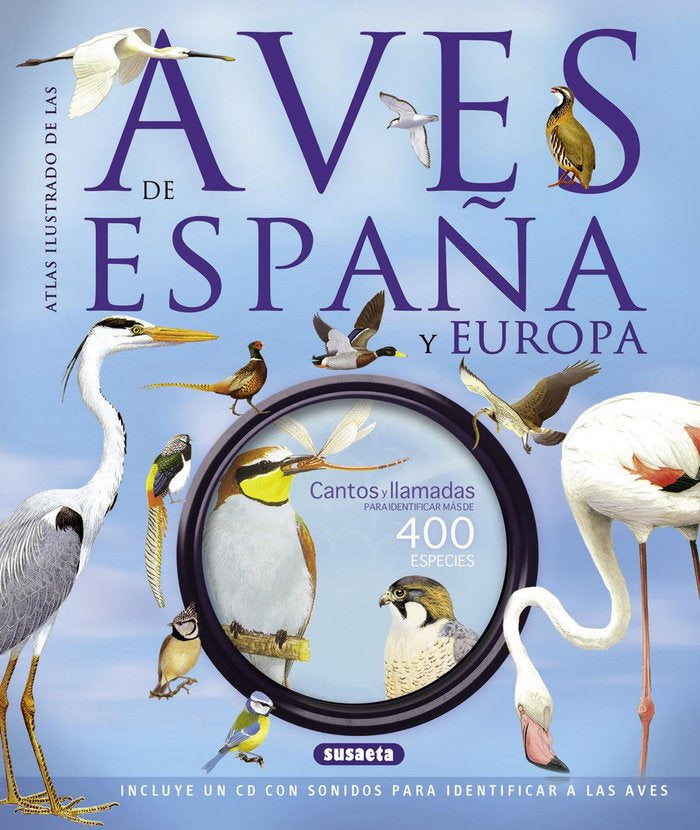 Las aves de España y Europa (con CD), de Sterry, Paul | portada del libro
