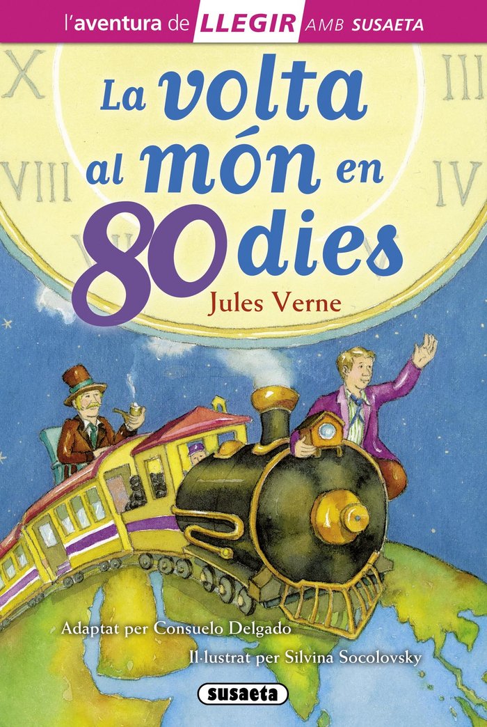 La volta al món en 80 dies, de Verne, Julio | portada del libro