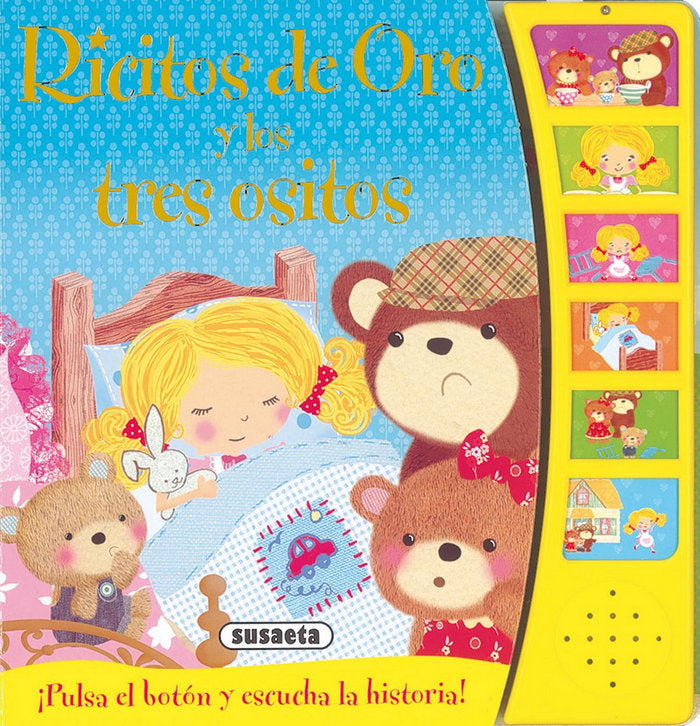 Ricitos de Oro y los tres ositos, de Susaeta | portada del libro