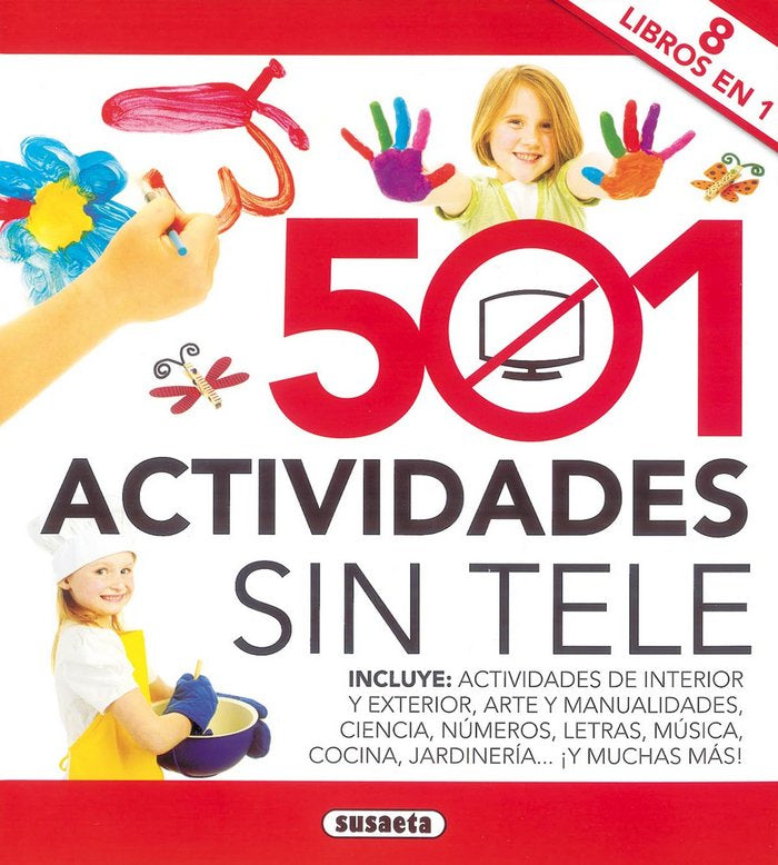 501 actividades sin tele, de Hodges, Di | portada del libro