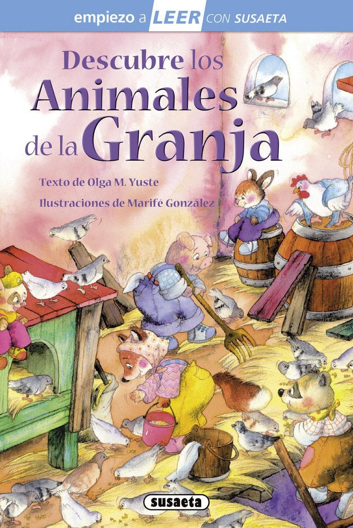 Descubre los animales de la granja, de Martínez Yuste, Olga | portada del libro