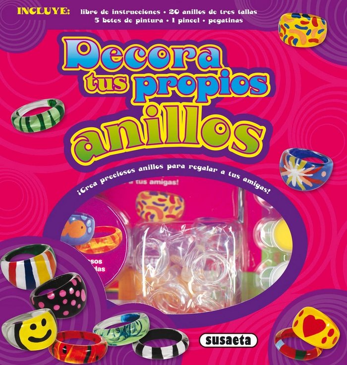 Decora tus propios anillos, de Susaeta | portada del libro