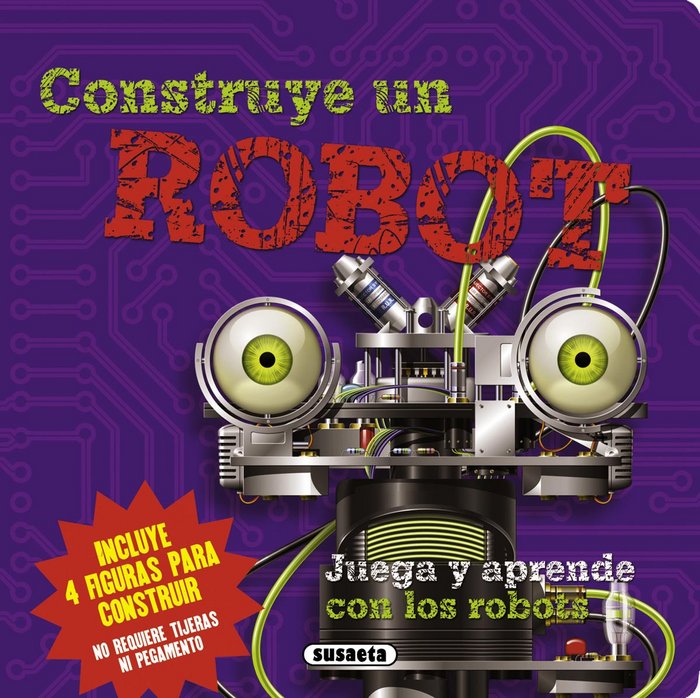 Construye un robot, de Susaeta | portada del libro