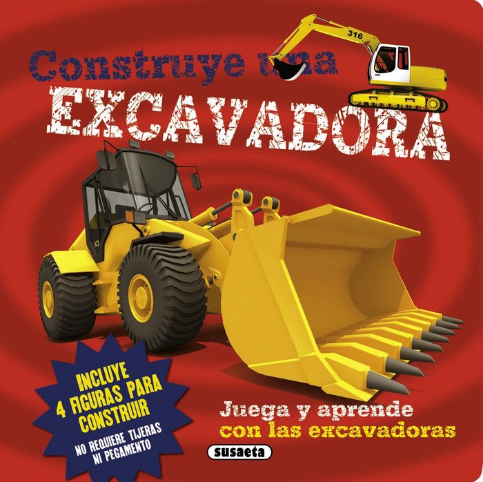 Construye una excavadora, de Susaeta | portada del libro