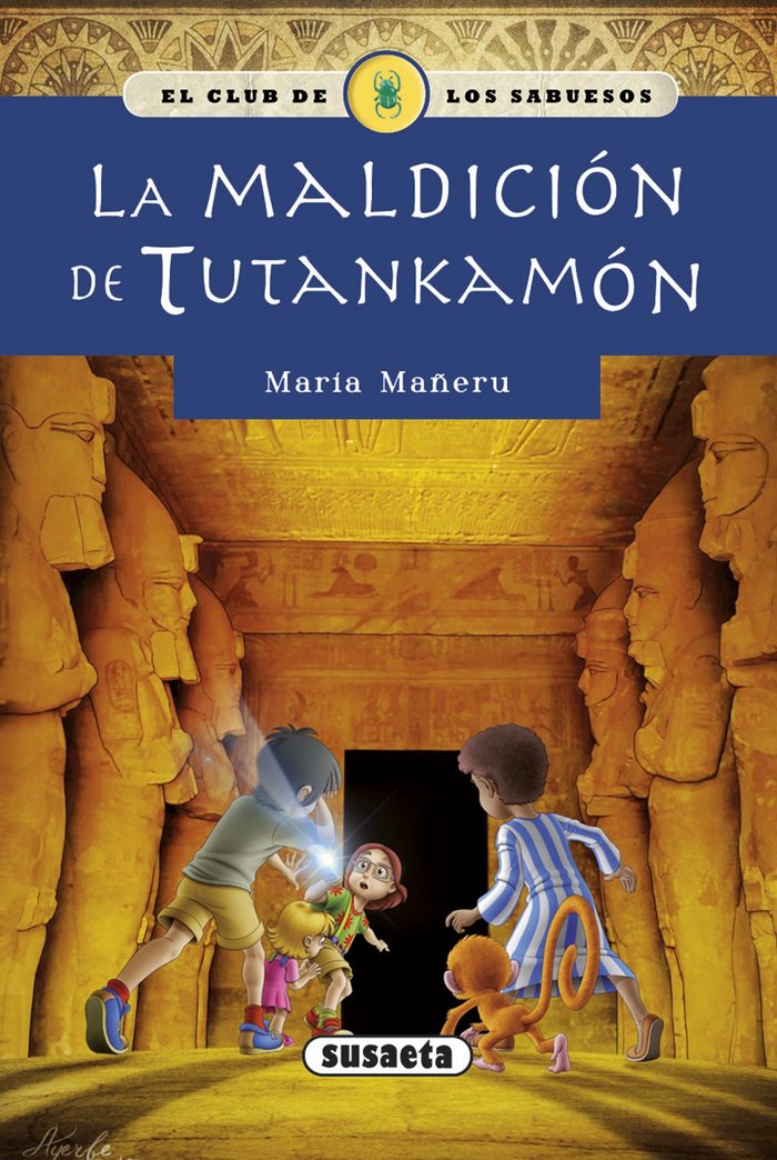 La maldición de Tutankamón, de Mañeru, María | portada del libro