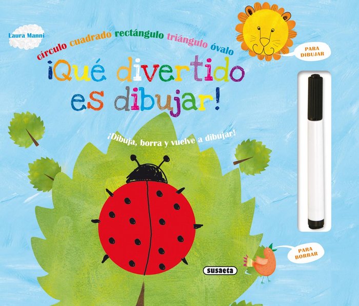 ¡Qué divertido es dibujar!, de Manni | portada del libro