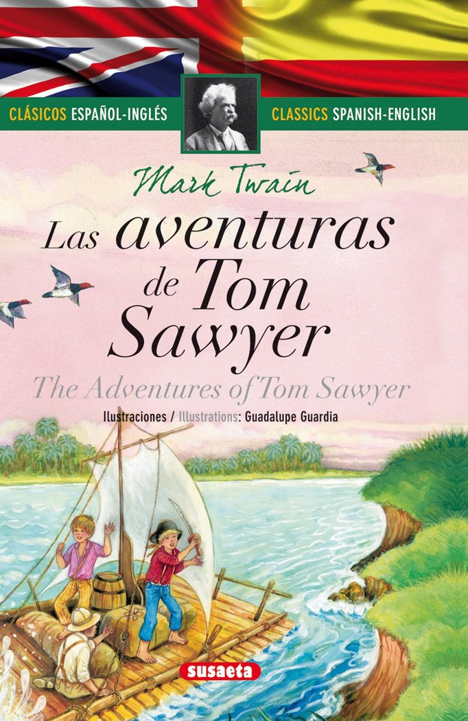 Las aventuras de Tom Sawyer (español/inglés), de Twain | portada del libro