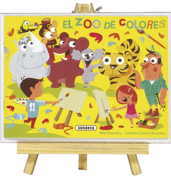 El zoo de colores, de Cassany, Mia | portada del libro