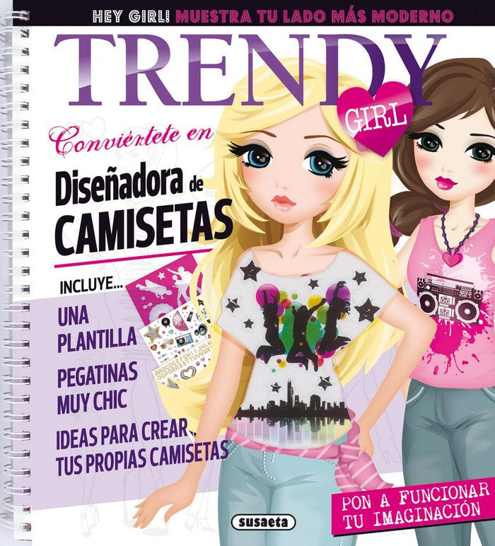 Diseñadora de camisetas, de Susaeta | portada del libro