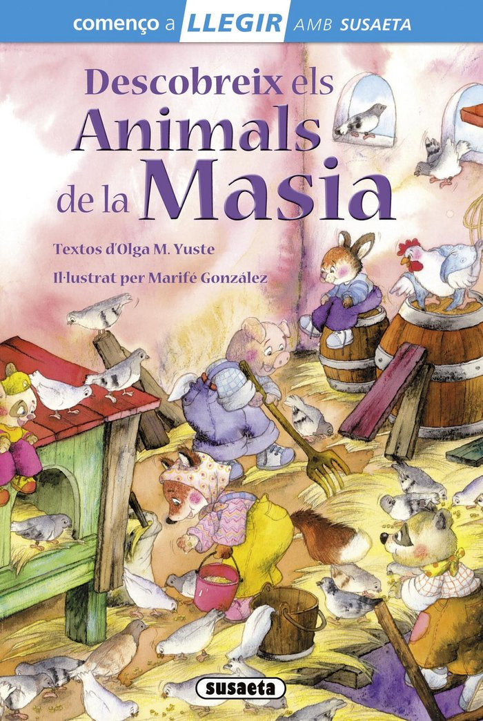 Descobreix els animals de la masia, de Martínez Yuste, Olga | portada del libro