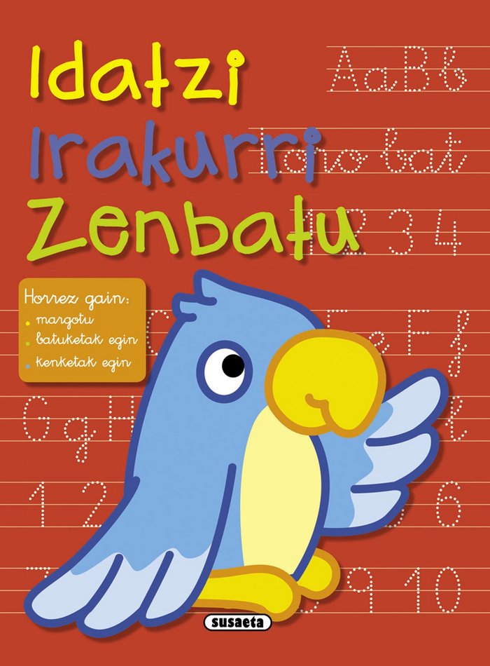 Idatzi, irakurri eta zenbatu, de Susaeta | portada del libro