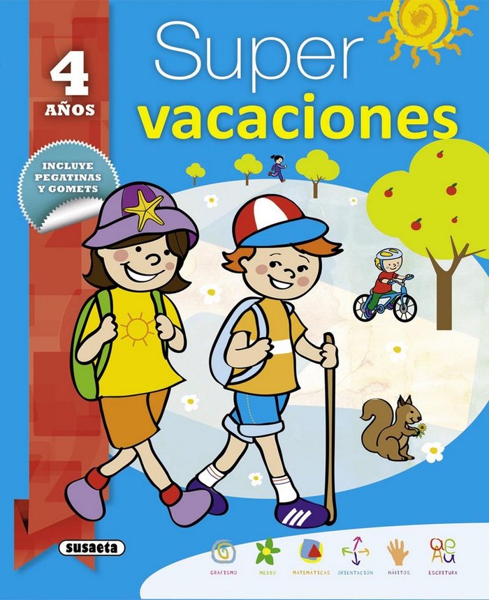 Super vacaciones (4 años), de García, M. Luisa | portada del libro