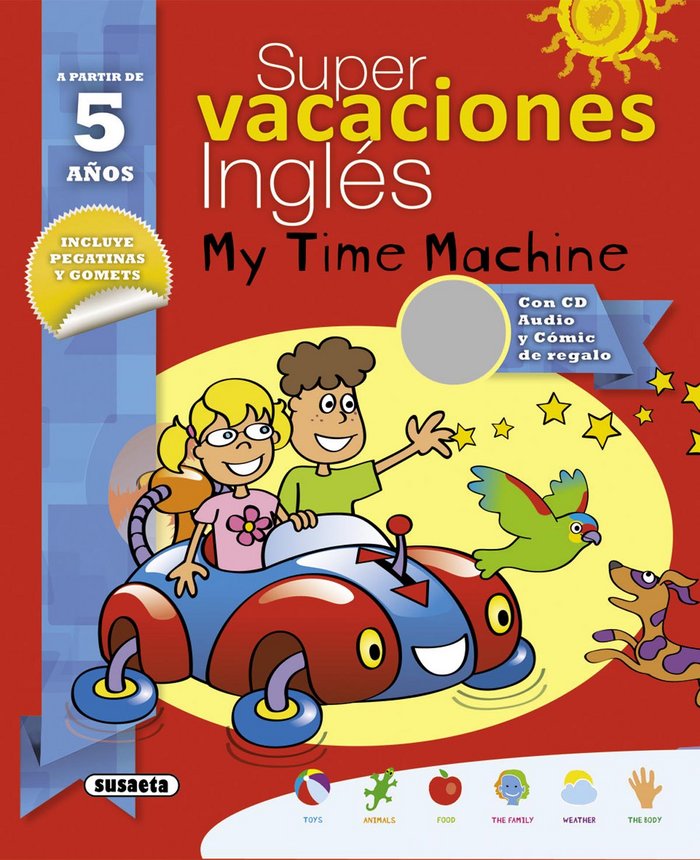 Super vacaciones - Inglés (5 años), de Alcarazo, Mario | portada del libro