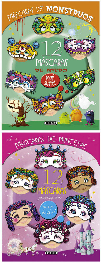 Máscaras (2 títulos), de Susaeta, Equipo | portada del libro