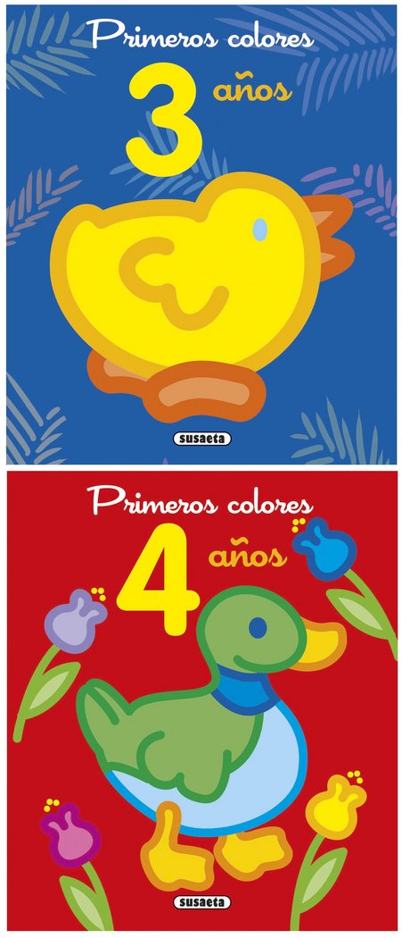 Primeros colores (4 títulos), de Susaeta | portada del libro