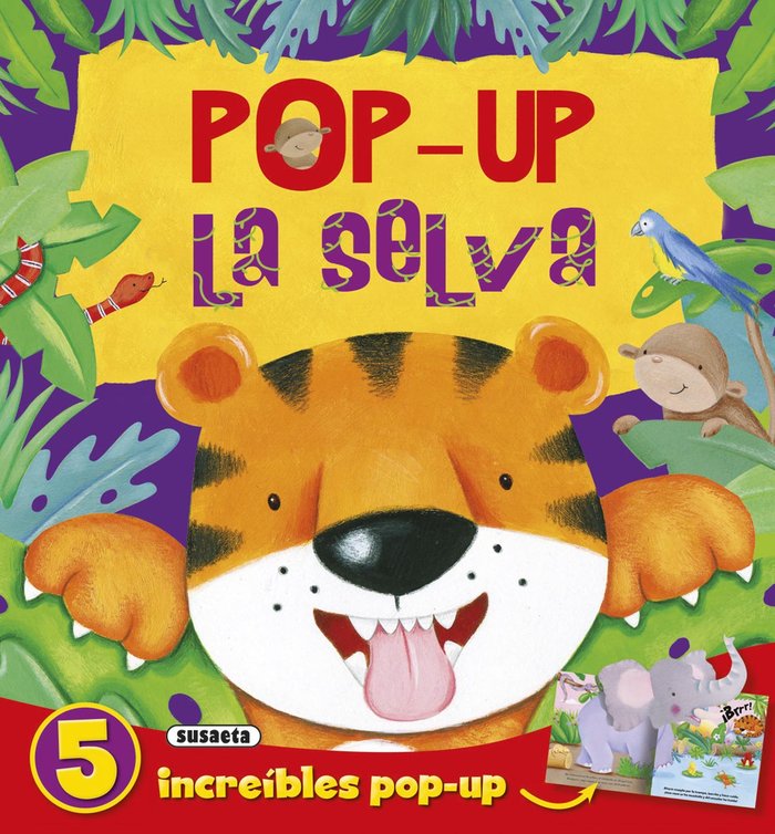Pop-up - La selva, de Ediciones, Susaeta | portada del libro