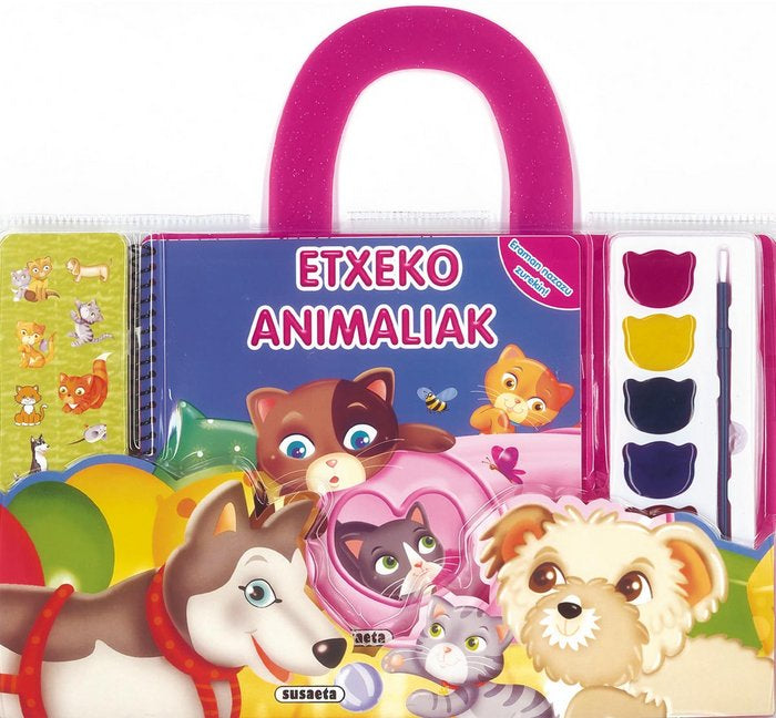 Etxeko animaliak, de Susaeta | portada del libro